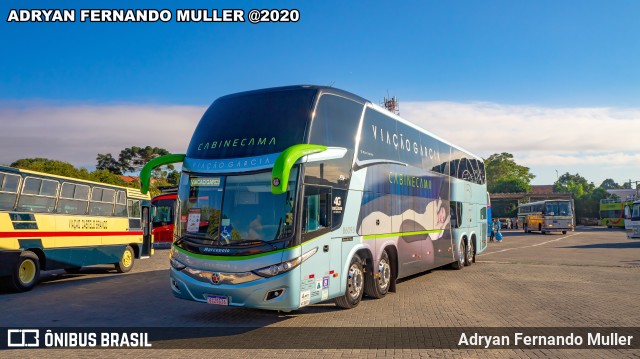 Viação Garcia 86095 na cidade de Curitiba, Paraná, Brasil, por Adryan Fernando Muller. ID da foto: 7677759.