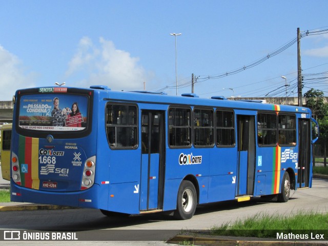 Itamaracá Transportes 1.668 na cidade de Paulista, Pernambuco, Brasil, por Matheus Lex. Número da foto: #7679792.