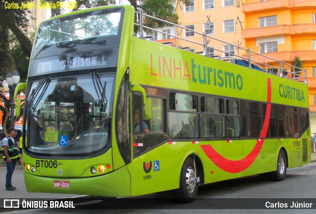 Transporte Coletivo Glória BT006 na cidade de Curitiba, Paraná, Brasil, por Carlos Júnior. Número da foto: #7679703.