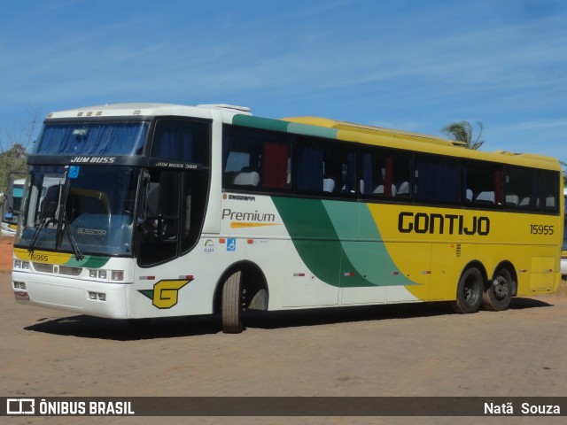 Empresa Gontijo de Transportes 15955 na cidade de Guarapari, Espírito Santo, Brasil, por Natã  Souza. ID da foto: 7679990.