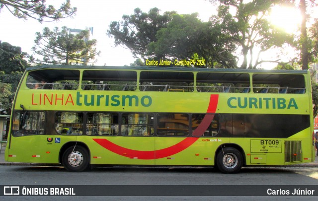 Transporte Coletivo Glória BT009 na cidade de Curitiba, Paraná, Brasil, por Carlos Júnior. Número da foto: #7679770.