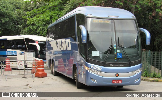 Viação Águia Branca 14008 na cidade de São Paulo, São Paulo, Brasil, por Rodrigo  Aparecido. Número da foto: #7680179.