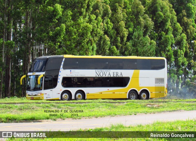 Expresso Nova Era 4050 na cidade de Irani, Santa Catarina, Brasil, por Reinaldo Gonçalves. ID da foto: 7677675.