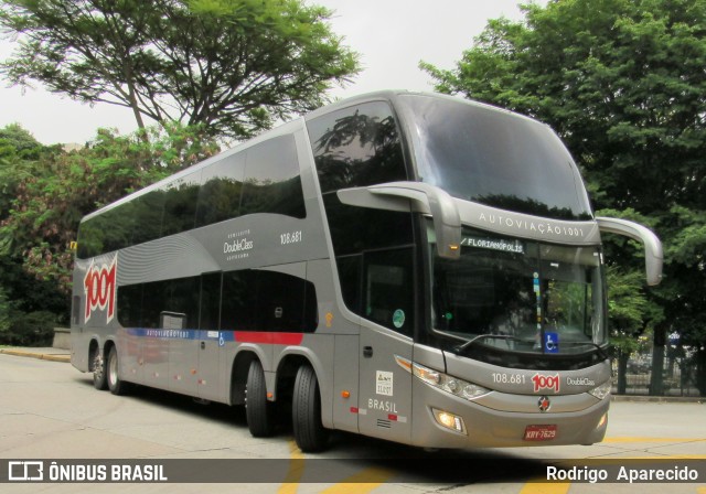 Auto Viação 1001 108.681 na cidade de São Paulo, São Paulo, Brasil, por Rodrigo  Aparecido. Número da foto: #7680411.