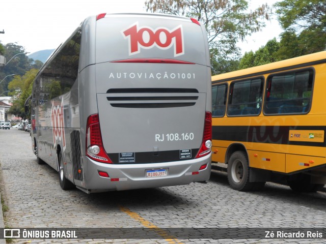 Auto Viação 1001 RJ 108.160 na cidade de Petrópolis, Rio de Janeiro, Brasil, por Zé Ricardo Reis. ID da foto: 7679501.