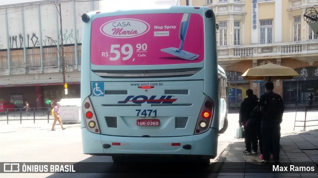 SOUL - Sociedade de Ônibus União Ltda. 7471 na cidade de Porto Alegre, Rio Grande do Sul, Brasil, por Max Ramos. Número da foto: #7680926.