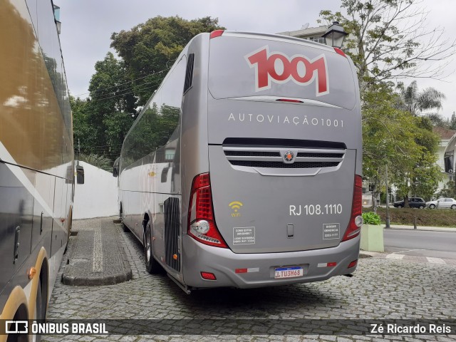 Auto Viação 1001 RJ 108.1110 na cidade de Petrópolis, Rio de Janeiro, Brasil, por Zé Ricardo Reis. ID da foto: 7679623.