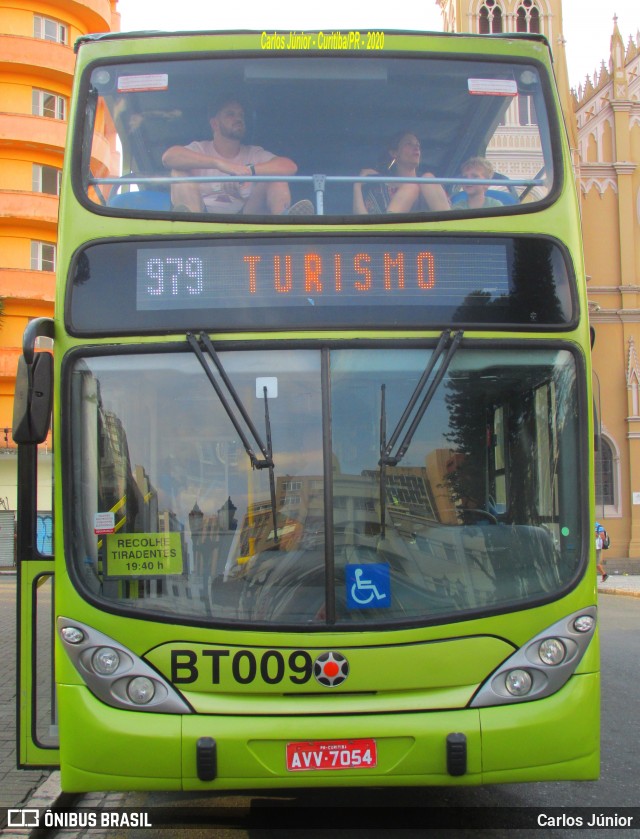 Transporte Coletivo Glória BT009 na cidade de Curitiba, Paraná, Brasil, por Carlos Júnior. Número da foto: #7679683.