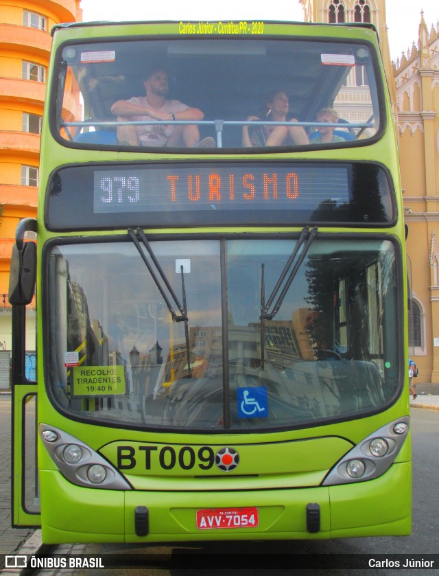 Transporte Coletivo Glória BT009 na cidade de Curitiba, Paraná, Brasil, por Carlos Júnior. ID da foto: 7679683.