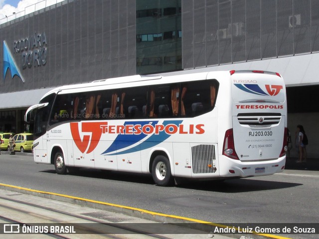 Viação Teresópolis RJ 203.030 na cidade de Rio de Janeiro, Rio de Janeiro, Brasil, por André Luiz Gomes de Souza. Número da foto: #7788902.