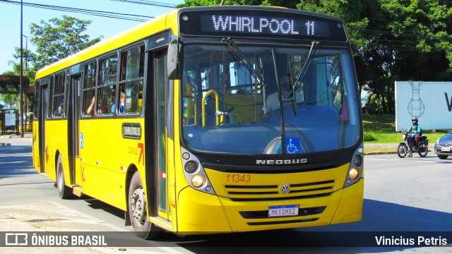 Gidion Transporte e Turismo 11343 na cidade de Joinville, Santa Catarina, Brasil, por Vinicius Petris. Número da foto: #7787864.