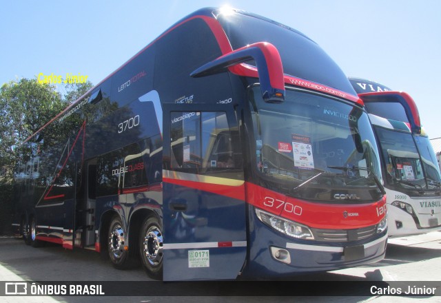 Viação Santana Iapó 3700 na cidade de Curitiba, Paraná, Brasil, por Carlos Júnior. ID da foto: 7788234.