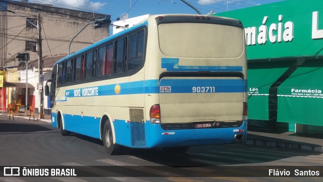 Viação Novo Horizonte 903711 na cidade de Cruz das Almas, Bahia, Brasil, por Flávio  Santos. ID da foto: 7788371.