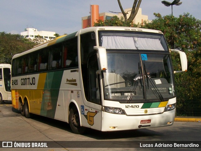 Empresa Gontijo de Transportes 12420 na cidade de São Paulo, São Paulo, Brasil, por Lucas Adriano Bernardino. ID da foto: 7789848.