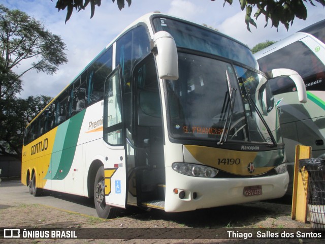 Empresa Gontijo de Transportes 14190 na cidade de São Paulo, São Paulo, Brasil, por Thiago  Salles dos Santos. ID da foto: 7788312.