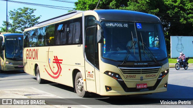 Gidion Transporte e Turismo 21902 na cidade de Joinville, Santa Catarina, Brasil, por Vinicius Petris. Número da foto: #7787932.