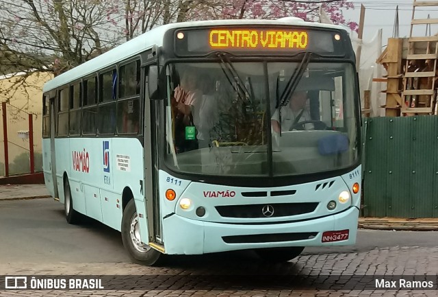 Empresa de Transporte Coletivo Viamão 8111 na cidade de Viamão, Rio Grande do Sul, Brasil, por Max Ramos. ID da foto: 7787690.