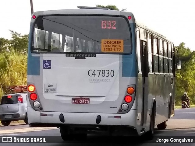 Viação Redentor C47830 na cidade de Rio de Janeiro, Rio de Janeiro, Brasil, por Jorge Gonçalves. Número da foto: #7788077.