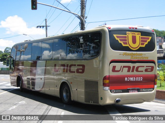 Transportes Única Petrópolis RJ 163.022 na cidade de Juiz de Fora, Minas Gerais, Brasil, por Tarcisio Rodrigues da Silva. Número da foto: #7788213.