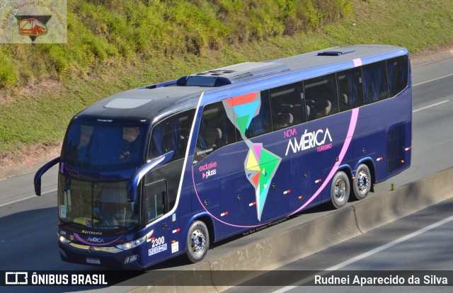 Nova América Turismo 2300 na cidade de Arujá, São Paulo, Brasil, por Rudnei Aparecido da Silva. Número da foto: #7788669.