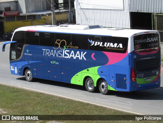 Trans Isaak Turismo 1712 na cidade de Divinópolis, Minas Gerais, Brasil, por Igor Policarpo. Número da foto: #7789128.