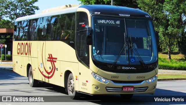 Gidion Transporte e Turismo 22002 na cidade de Joinville, Santa Catarina, Brasil, por Vinicius Petris. ID da foto: 7787856.