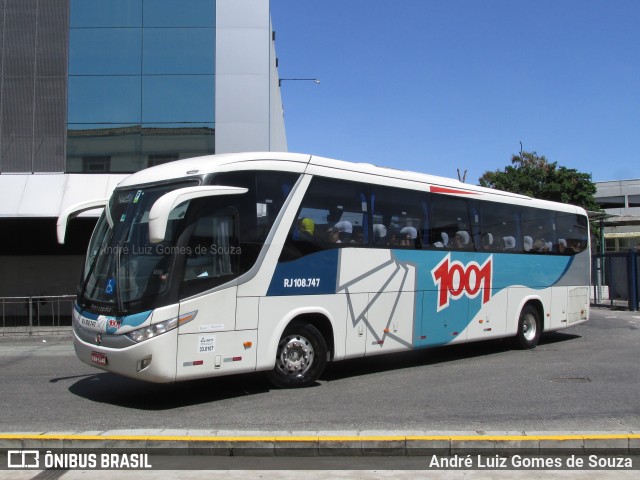 Auto Viação 1001 RJ 108.747 na cidade de Rio de Janeiro, Rio de Janeiro, Brasil, por André Luiz Gomes de Souza. ID da foto: 7788914.