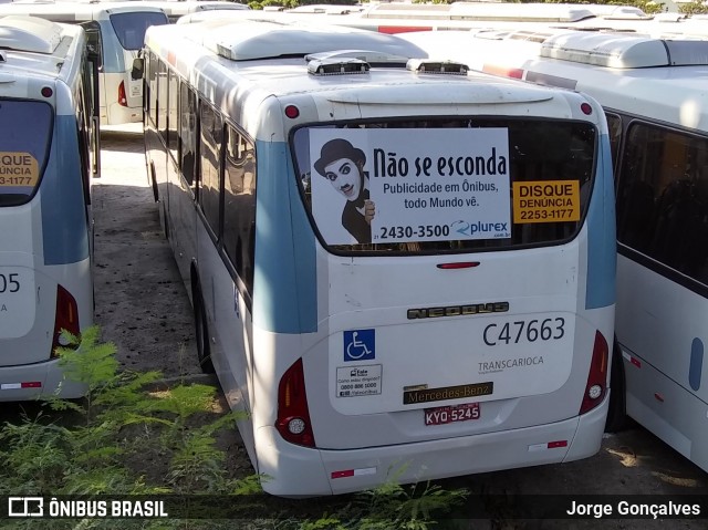 Viação Redentor C47663 na cidade de Rio de Janeiro, Rio de Janeiro, Brasil, por Jorge Gonçalves. Número da foto: #7788082.