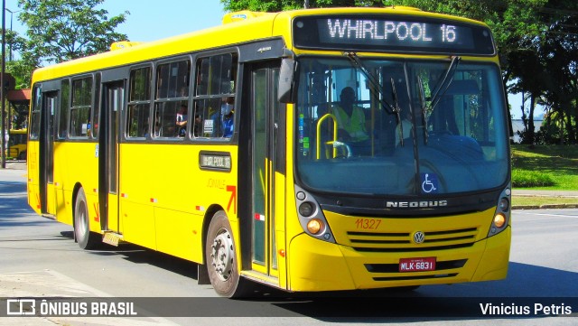 Gidion Transporte e Turismo 11327 na cidade de Joinville, Santa Catarina, Brasil, por Vinicius Petris. Número da foto: #7787866.