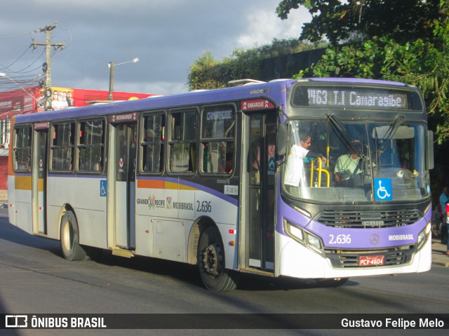 Mobibrasil São Lourenço >>> Mobi-PE 2.636 na cidade de Camaragibe, Pernambuco, Brasil, por Gustavo Felipe Melo. Número da foto: #7788771.