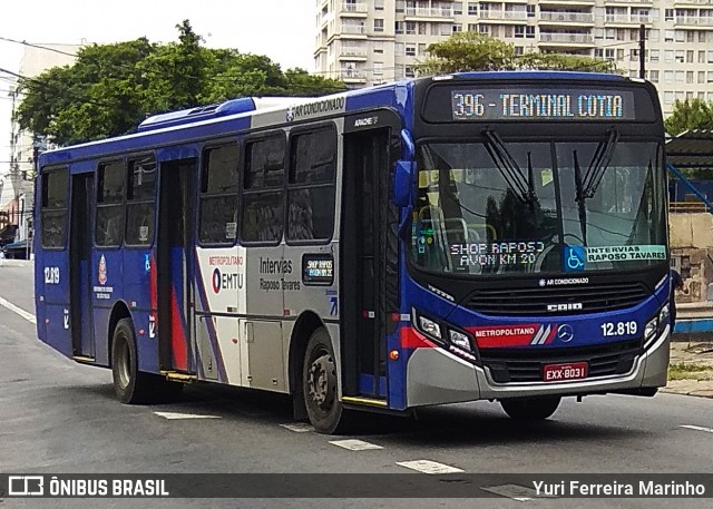 Auto Viação Bragança Metropolitana > Viação Raposo Tavares 12.819 na cidade de São Paulo, São Paulo, Brasil, por Yuri Ferreira Marinho. Número da foto: #7788025.