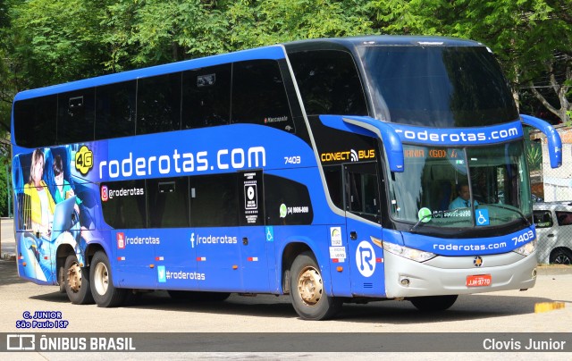 RodeRotas - Rotas de Viação do Triângulo 7403 na cidade de São Paulo, São Paulo, Brasil, por Clovis Junior. ID da foto: 7788032.