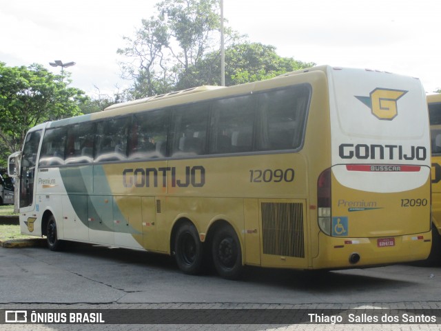 Empresa Gontijo de Transportes 12090 na cidade de São Paulo, São Paulo, Brasil, por Thiago  Salles dos Santos. Número da foto: #7788355.