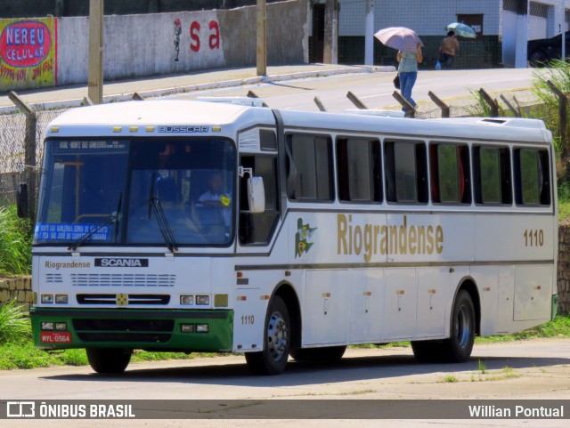 Viação Riograndense 1110 na cidade de Natal, Rio Grande do Norte, Brasil, por Willian Pontual. Número da foto: #7683098.