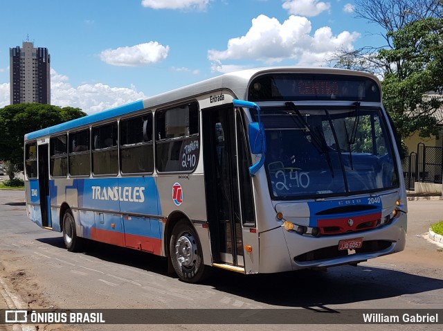 Transleles Transporte e Turismo 2040 na cidade de Luziânia, Goiás, Brasil, por William Gabriel. ID da foto: 7685848.