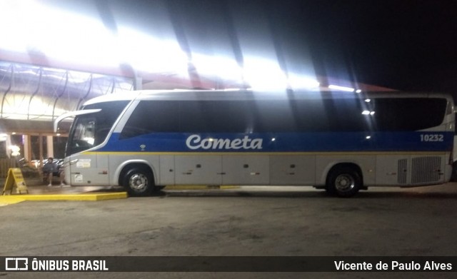 Viação Cometa 10232 na cidade de Ribeirão Vermelho, Minas Gerais, Brasil, por Vicente de Paulo Alves. ID da foto: 7685706.