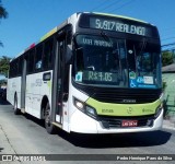 Viação Novacap B51586 na cidade de Rio de Janeiro, Rio de Janeiro, Brasil, por Pedro Henrique Paes da Silva. Número da foto: #:id.
