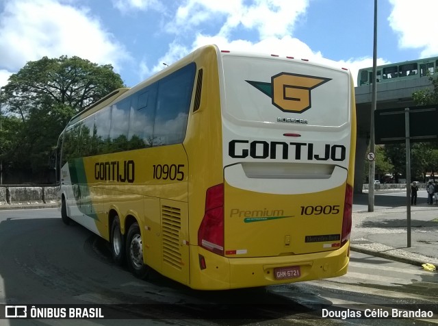 Empresa Gontijo de Transportes 10905 na cidade de Belo Horizonte, Minas Gerais, Brasil, por Douglas Célio Brandao. ID da foto: 7687697.