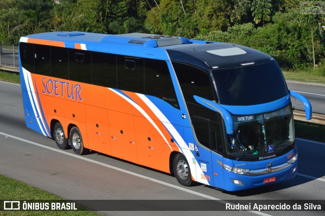 Soetur Turismo 3021 na cidade de Santa Isabel, São Paulo, Brasil, por Rudnei Aparecido da Silva. ID da foto: 7686858.