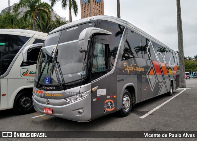 Rápido Campinas 10288 na cidade de Aparecida, São Paulo, Brasil, por Vicente de Paulo Alves. Número da foto: #7689259.
