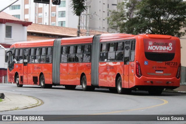 Auto Viação Redentor HE723 na cidade de Curitiba, Paraná, Brasil, por Lucas Sousa. Número da foto: #7690260.