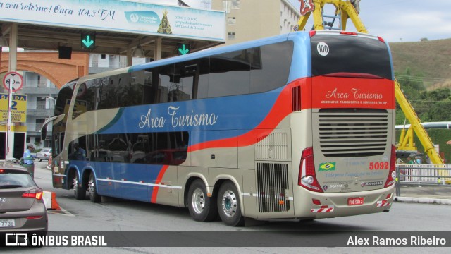 Arca Turismo 5092 na cidade de Aparecida, São Paulo, Brasil, por Alex Ramos Ribeiro. ID da foto: 7690401.