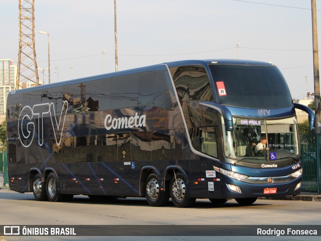 Viação Cometa 18316 na cidade de São Paulo, São Paulo, Brasil, por Rodrigo Fonseca. Número da foto: #7688613.