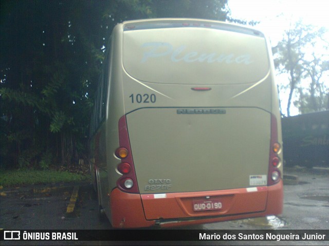 Plenna Transportes e Serviços 1020 na cidade de Salvador, Bahia, Brasil, por Mario dos Santos Nogueira Junior. ID da foto: 7689678.