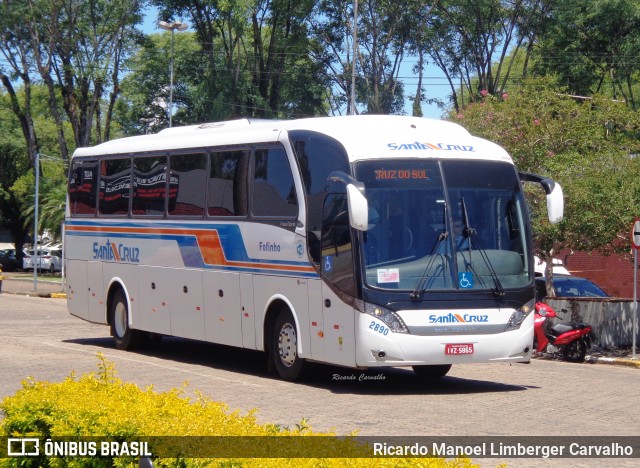 VUSC - Viação União Santa Cruz 2890 na cidade de Santa Cruz do Sul, Rio Grande do Sul, Brasil, por Ricardo Manoel Limberger Carvalho. ID da foto: 7690359.