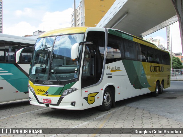 Empresa Gontijo de Transportes 10905 na cidade de Belo Horizonte, Minas Gerais, Brasil, por Douglas Célio Brandao. ID da foto: 7687371.