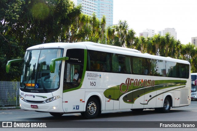 Viação Graciosa 160 na cidade de Curitiba, Paraná, Brasil, por Francisco Ivano. ID da foto: 7686266.