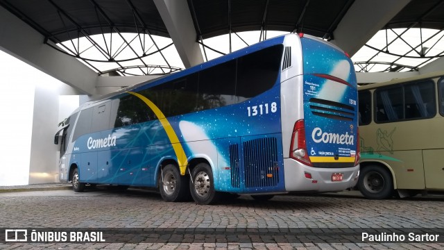 Viação Cometa 13118 na cidade de Joinville, Santa Catarina, Brasil, por Paulinho Sartor. Número da foto: #7688841.