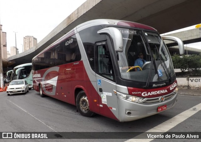 Expresso Gardenia 4240 na cidade de Belo Horizonte, Minas Gerais, Brasil, por Vicente de Paulo Alves. ID da foto: 7690141.