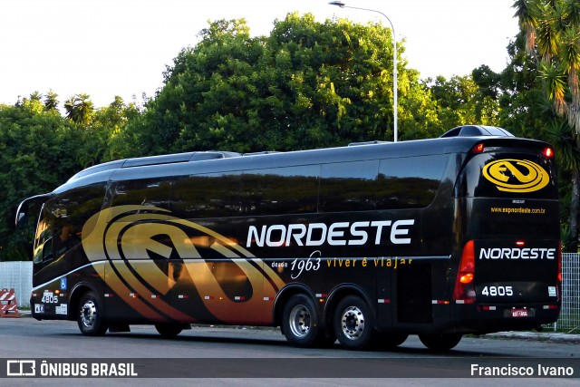 Expresso Nordeste 4805 na cidade de Curitiba, Paraná, Brasil, por Francisco Ivano. ID da foto: 7686364.